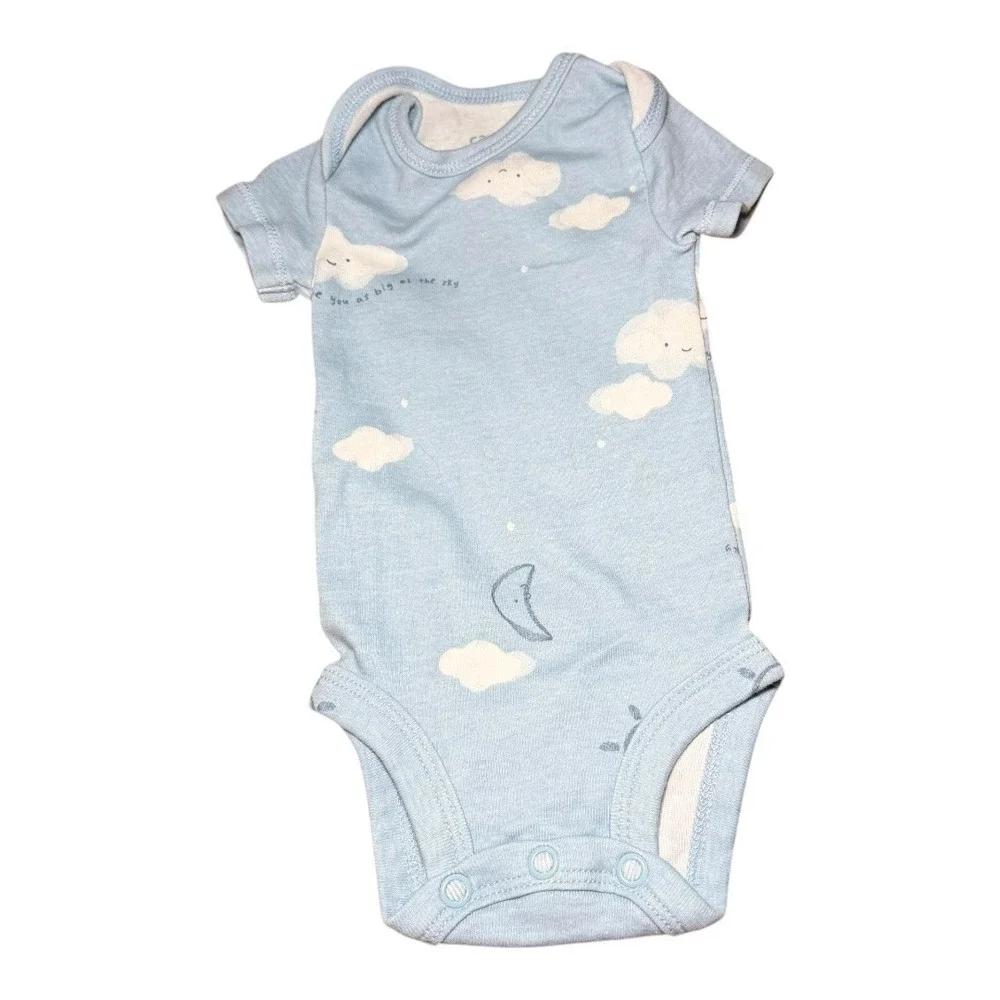 Cottagecore Carter's Bodysuit Set NB Newborn Multicolor Animal Cookies Clouds